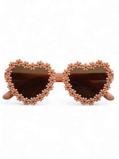 Kinder zonnebril flower hearts - Div kleuren - Medase
