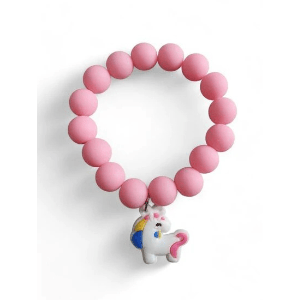 Kinderarmband eenhoorn roze - Medase