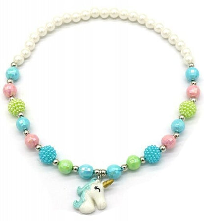 Kinderketting eenhoorn - blauw - Medase