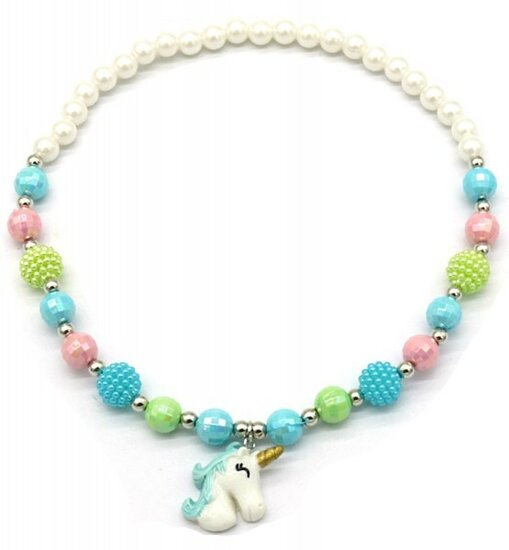 Kinderketting eenhoorn - blauw - Medase