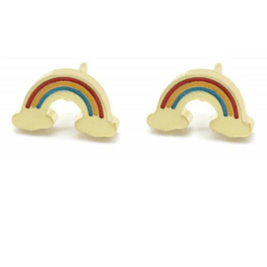 Kinderoorbellen regenboog/Goud - Medase