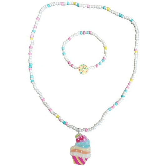 Kindersieraden set icecream wit - Medase