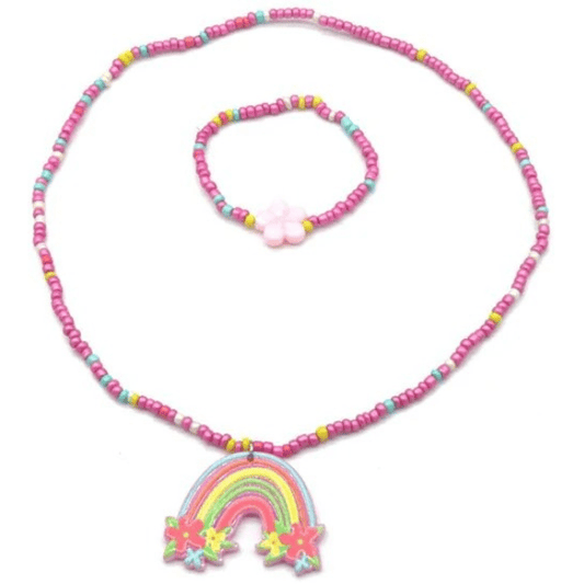 Kindersieraden set regenboog - Medase