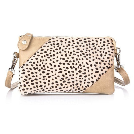 Kleine tas cheetah beige - Medase
