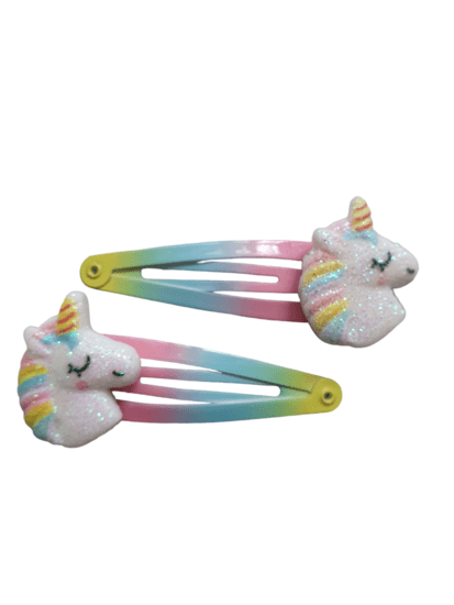 Klik klak speldjes rainbow unicorn - Medase