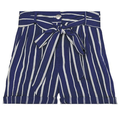 Korte broek stripes - Blauw Maat S - Medase