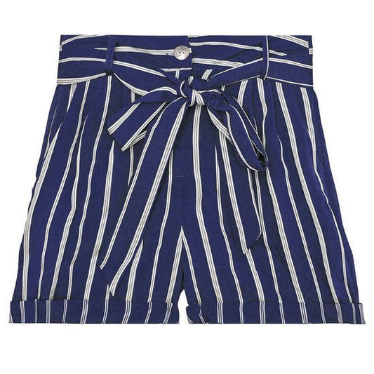 Korte broek stripes - Blauw Maat S - Medase