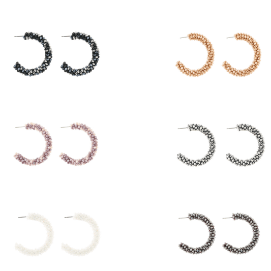 Kralen Creolen - Beaded Hoops - Medase