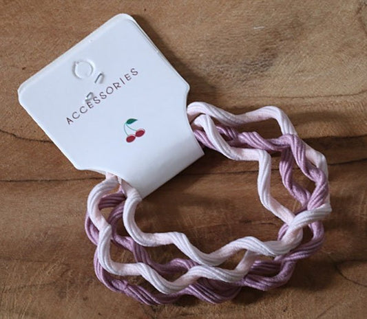 Kreukel elastieken - Roze - Medase