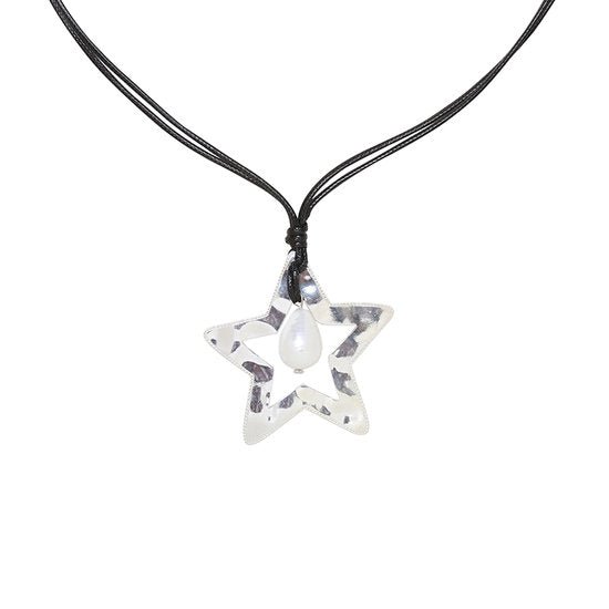 Lange ketting pearl star - Medase