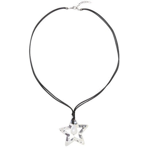 Lange ketting pearl star - Medase