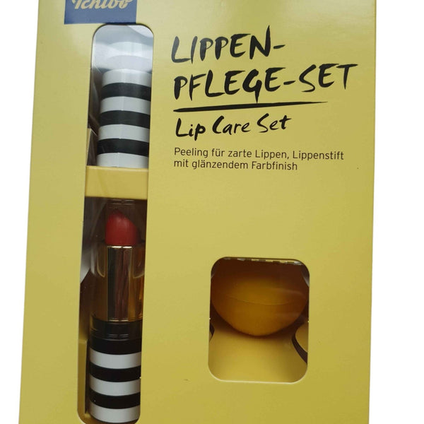 Lip Care Set – Lipstick met Glanzend Finish en Lipscrub - Medase