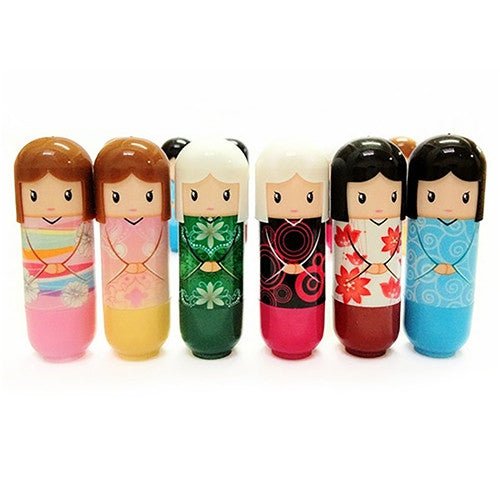 Lipbalm poppetje - Div kleuren - Medase
