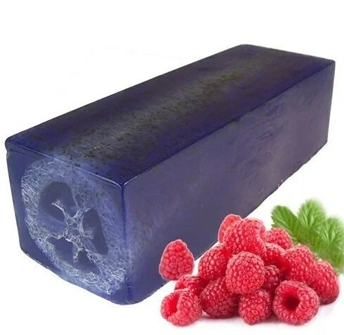 Loofah Scrub Zeep - A Right Rasberry Rub - Medase