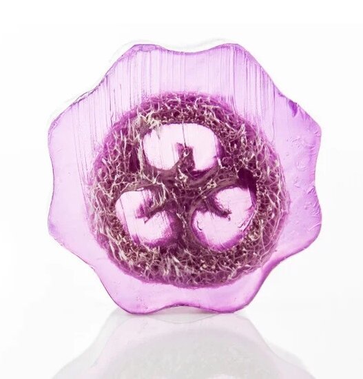 Loofah Scrub Zeep - Lavender - Medase