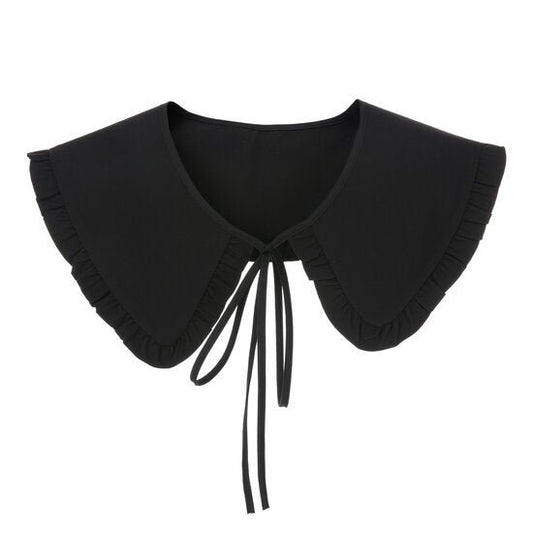 Los kraagje/Blouse kraagje basic - Zwart - Medase