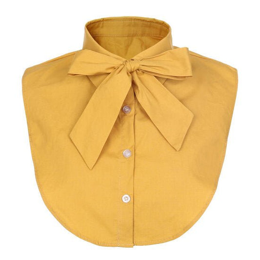 Los kraagje/Blouse kraagje - Mustard - Medase