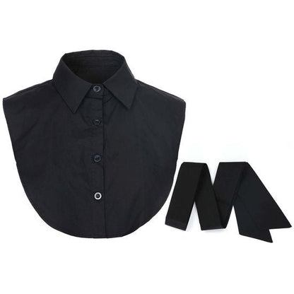 Los kraagje/Blouse kraagje - Zwart - Medase