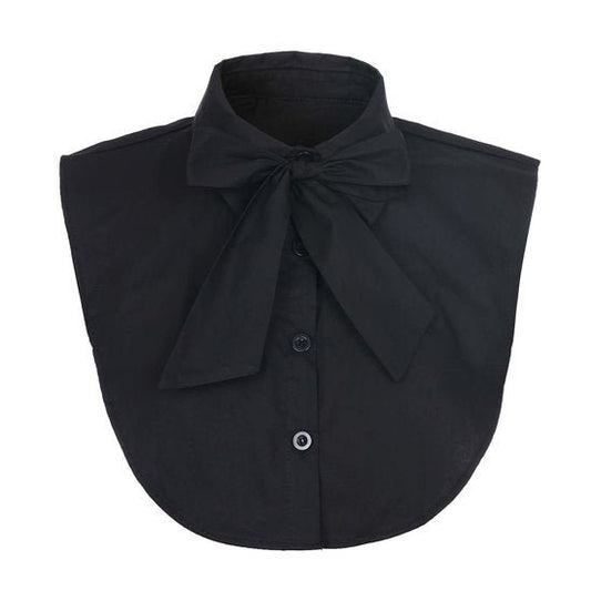Los kraagje/Blouse kraagje - Zwart - Medase