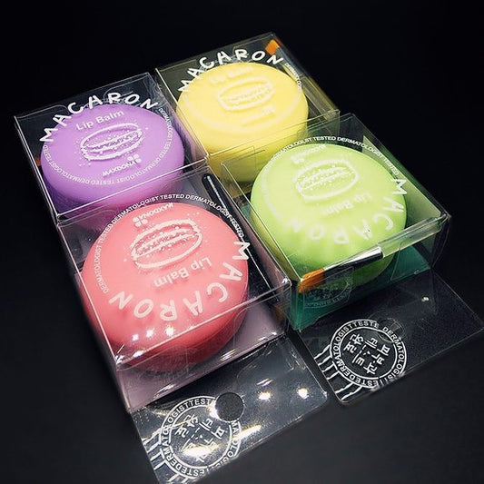 Macaron lipbalm met kwastje - Medase