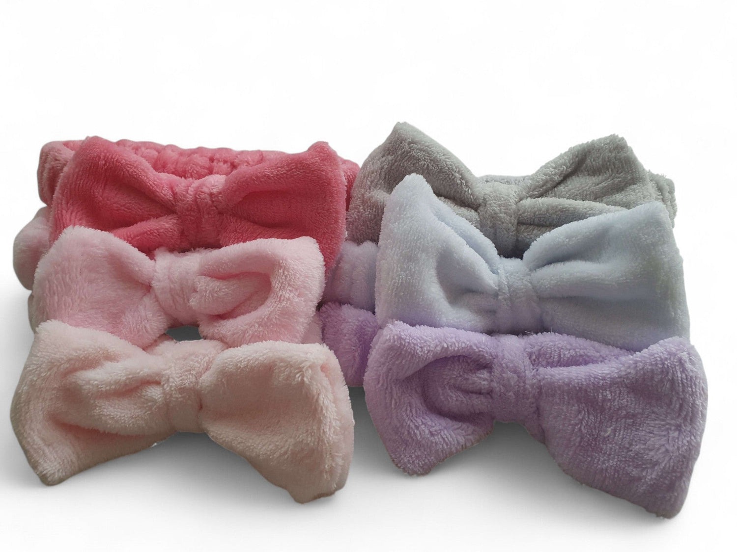 Make - up haarband met zachte strik – diverse effen kleuren - Medase