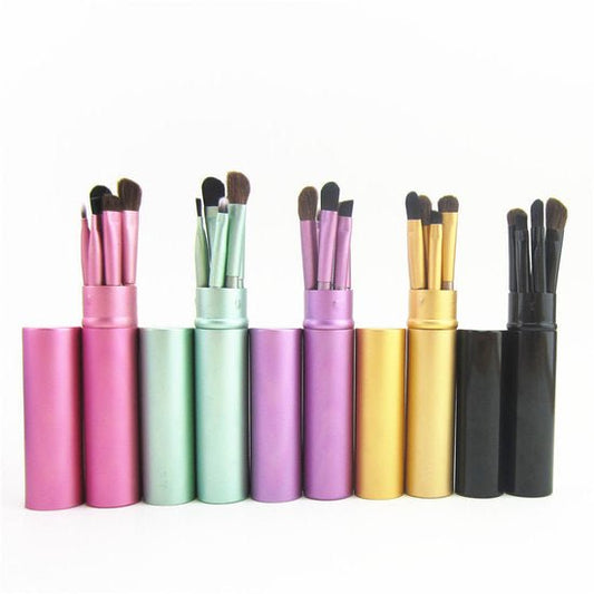 Make up kwasten set in koker - Div kleuren - Medase