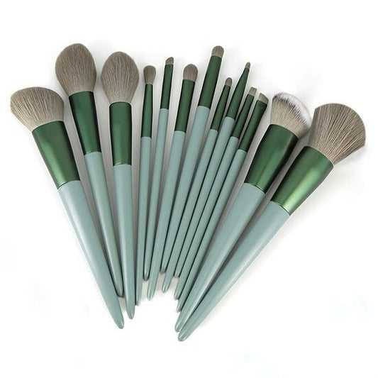 Make up kwasten set/13 - Groen - Medase