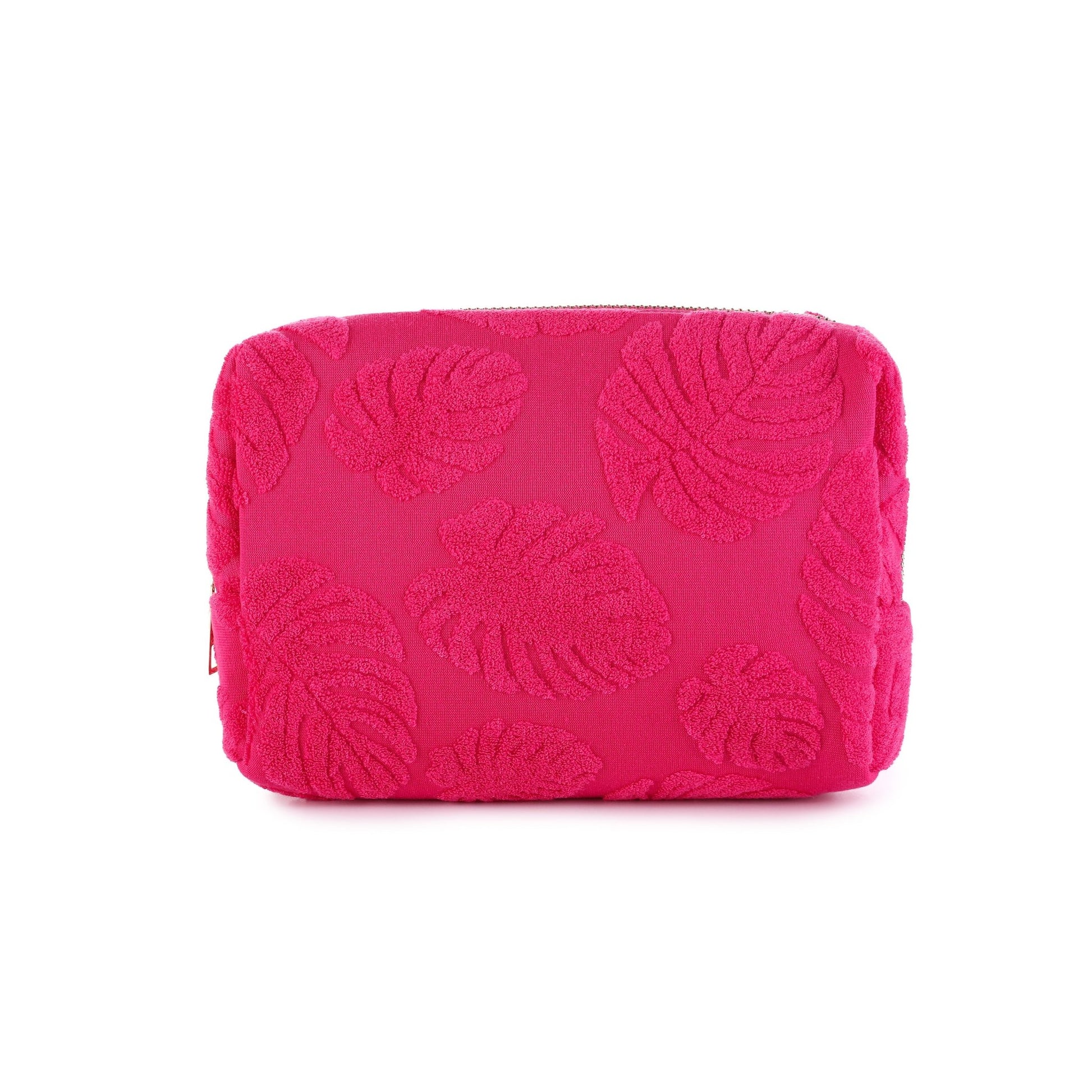 Make - up Tas met Bladeren Reliëf - Toilet Tas 20x17cm - Medase
