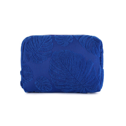 Make - up Tas met Bladeren Reliëf - Toilet Tas 20x17cm - Medase