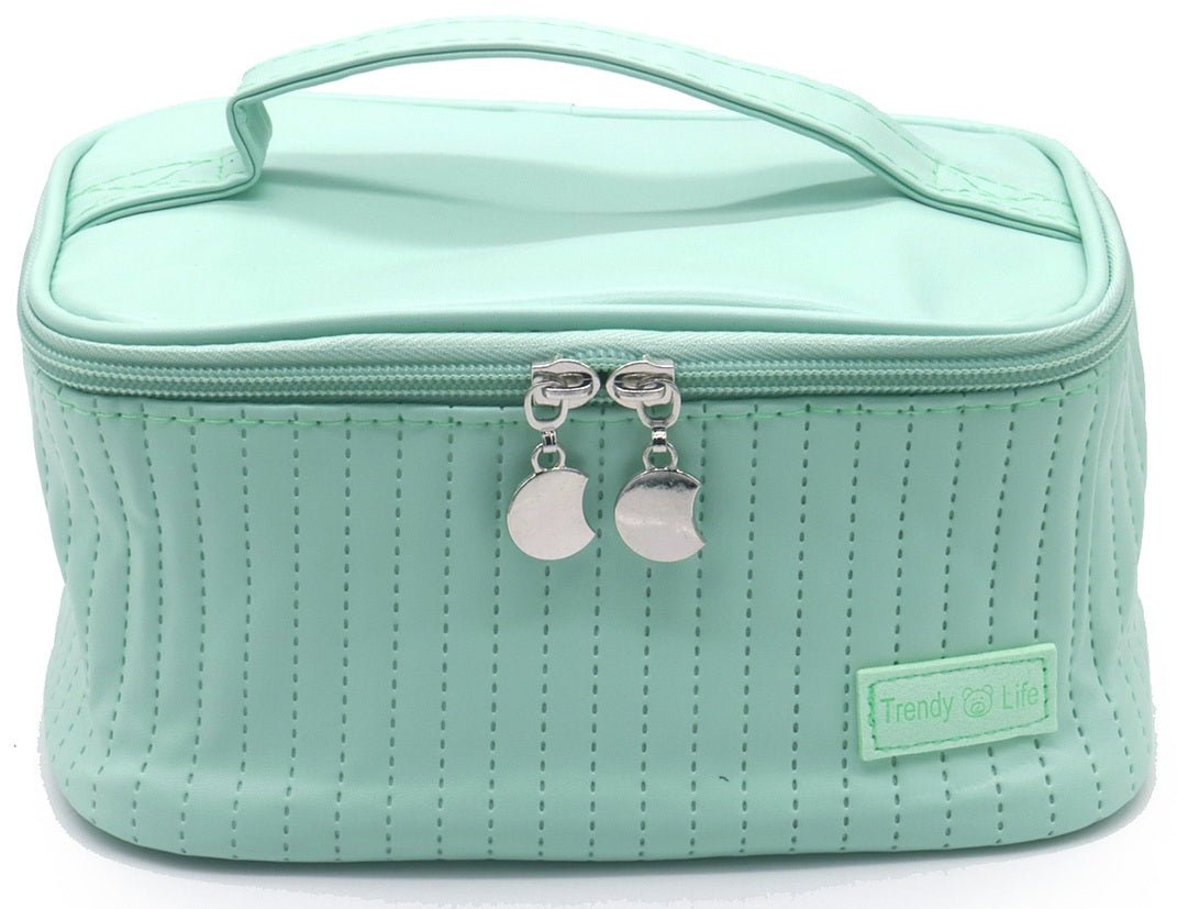 Make - up Tas met Handvat - Div kleuren - Toilettas met Vakjes 20x12x10cm - Medase