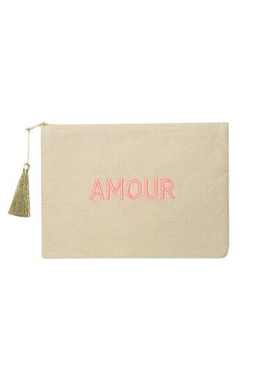Make - up/Toilet tas amour - beige - Medase