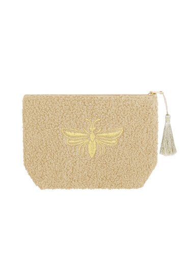 Make - up/Toilet tas teddy bij - Beige - Medase