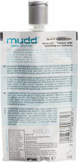 Mudd Sea Mask 50 ml verpakking