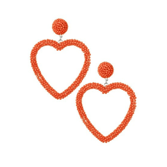 Oorbellen candy heart - Oranje - Medase