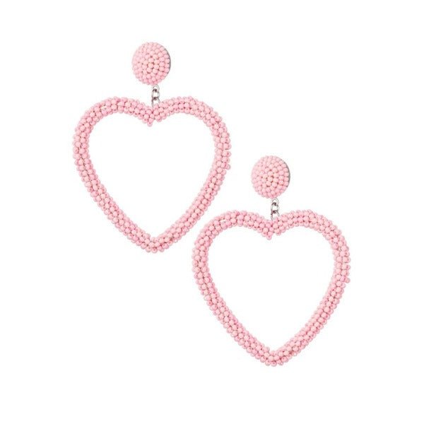 Oorbellen candy heart - Roze - Medase