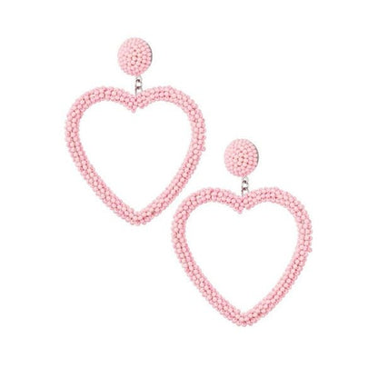 Oorbellen candy heart - Roze - Medase