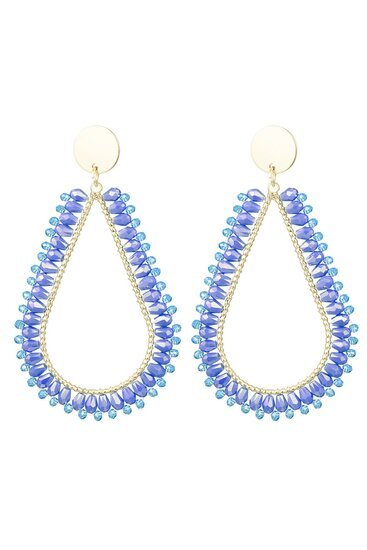 Oorbellen dreams in blue - Medase