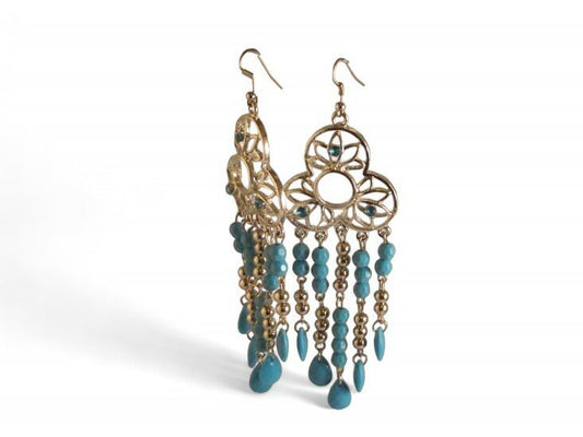 Oorbellen gypsy - Blauw - Medase