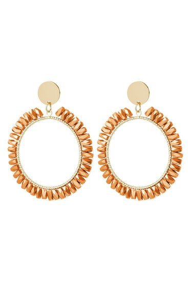 Oorbellen orange dreams - Medase