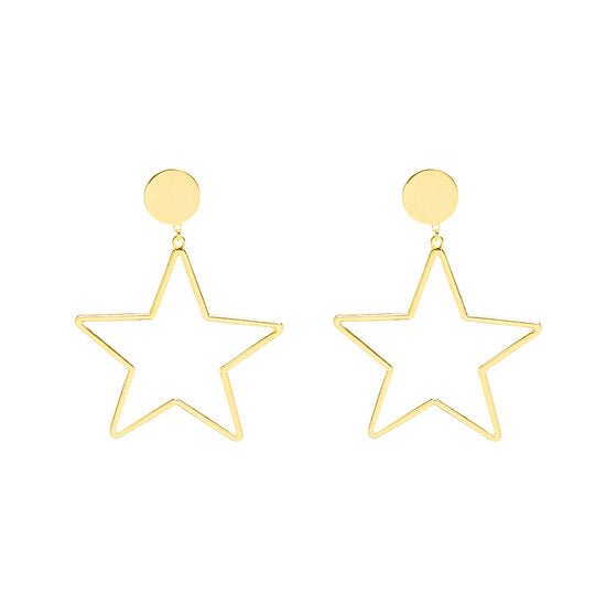 Oorbellen shiny stars - Goud - Medase