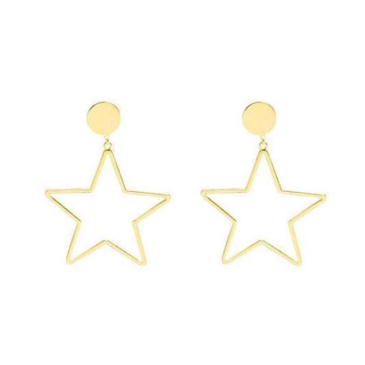 Oorbellen shiny stars - Goud - Medase