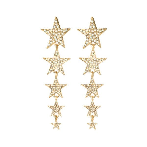 Oorbellen Shooting stars - Goud - Medase