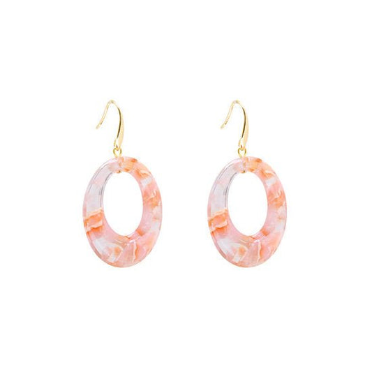 Oorbellen splash - Roze - Medase