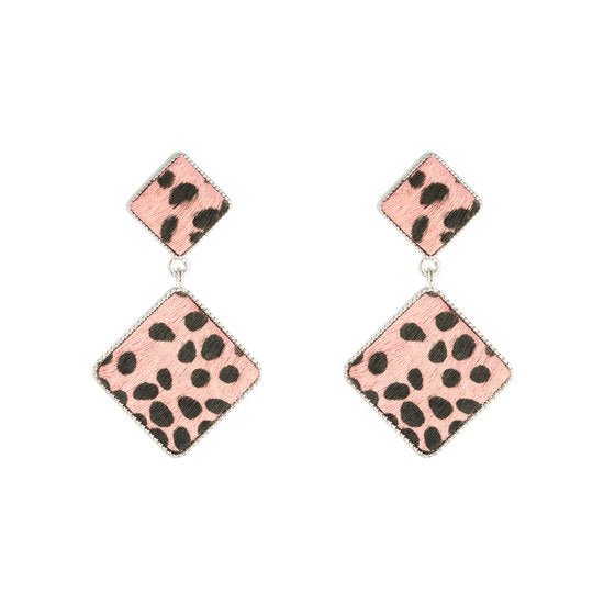 oorbellen spots - Roze - Medase