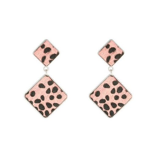 oorbellen spots - Roze - Medase