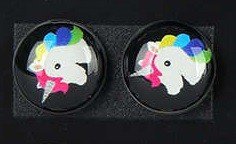Oorknopjes unicorn 4 - Medase