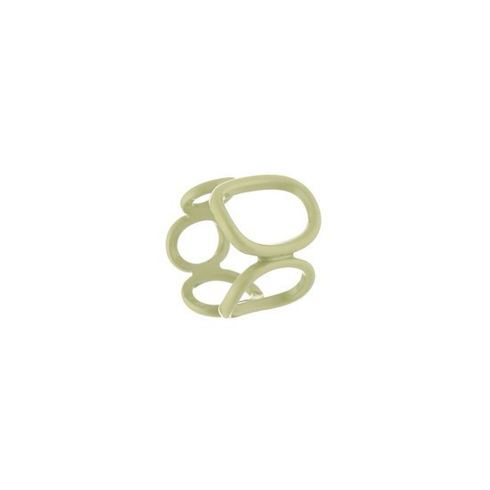 Opengewerkte ring - Groen - Medase