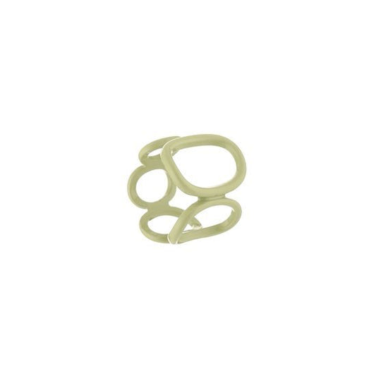Opengewerkte ring - Groen - Medase