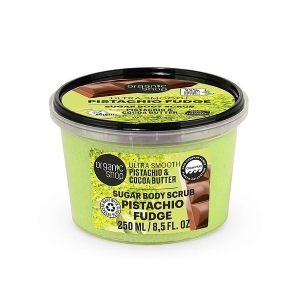 Organic Shop Pistachio Fudge Sugar Body Scrub 250 ml - Medase