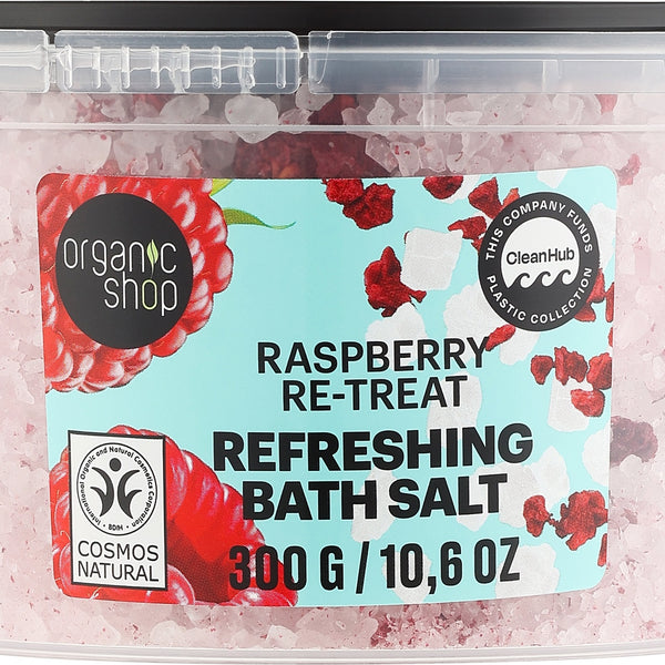Organic Shop Raspberry Re-Treat Refreshing Bath Salt 300 gram